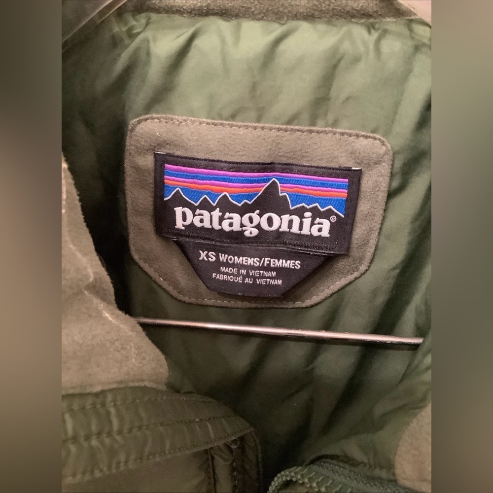 Patagonia Radalie Insulated Parka Industrial Green Puffer Quilted XS​​ - Picture 4 of 10